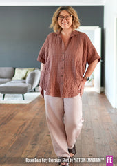 Ocean Daze | Very Oversized Shirt & Dress PDF Pattern
