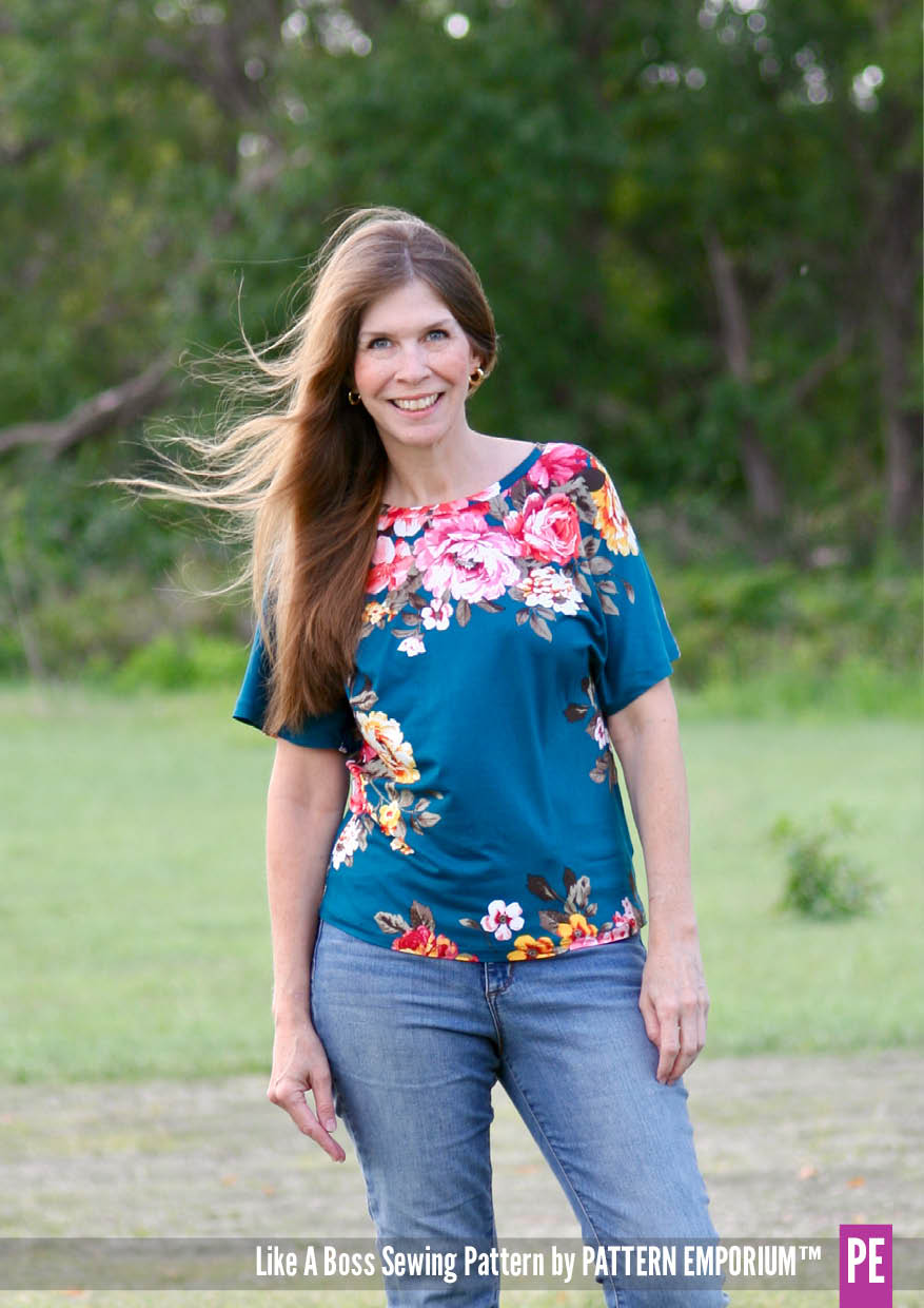 Like A Boss | Tapered Dolman Top Sewing Pattern