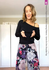 Game On | One-Shoulder Top PDF Sewing Pattern