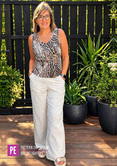 Ray of Light | Asymmetric Fitted Tee PDF Sewing Pattern