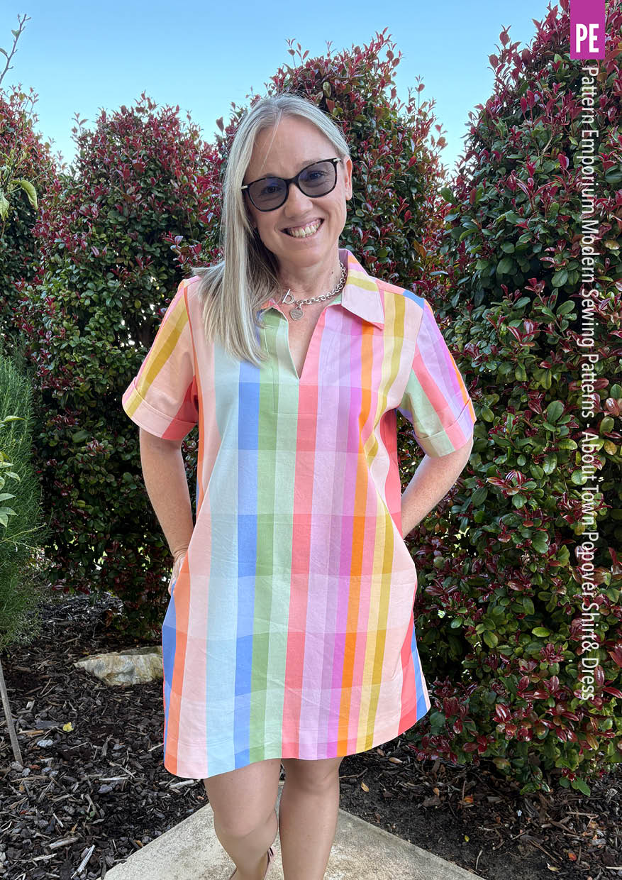About Town | Popover Shirt & Dress PDF Sewing Pattern