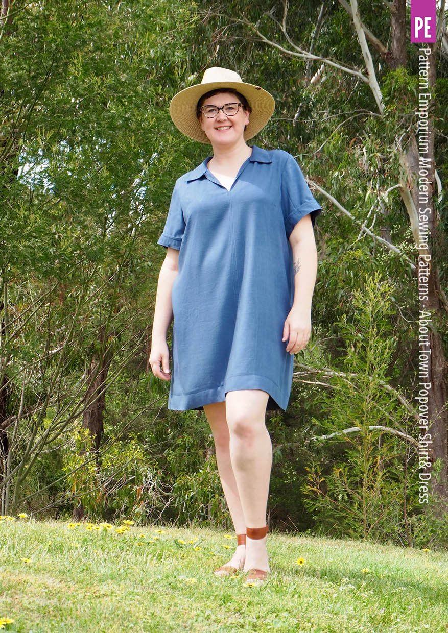 About Town | Popover Shirt & Dress PDF Sewing Pattern