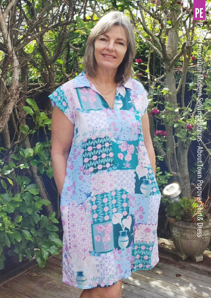 About Town | Popover Shirt & Dress PDF Sewing Pattern