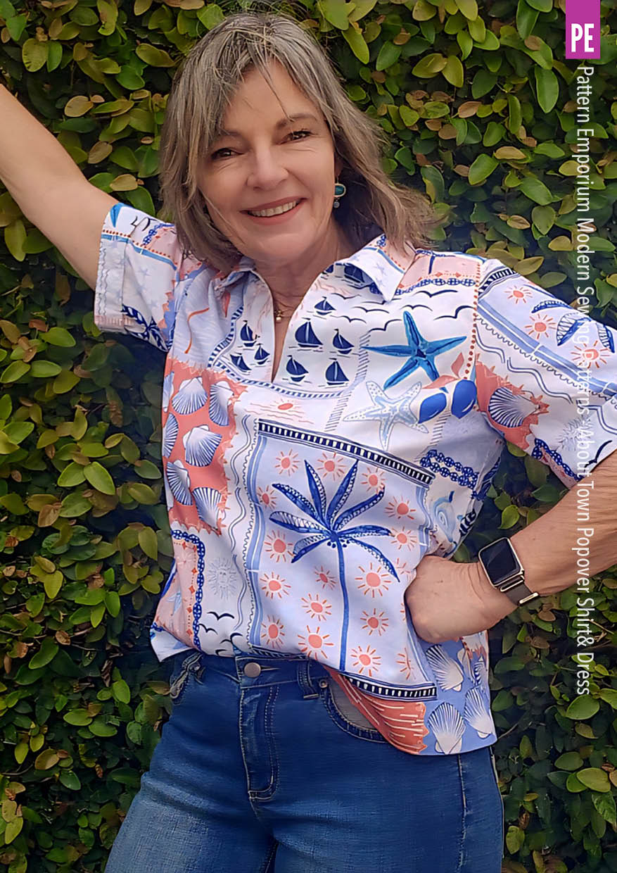About Town | Popover Shirt & Dress PDF Sewing Pattern