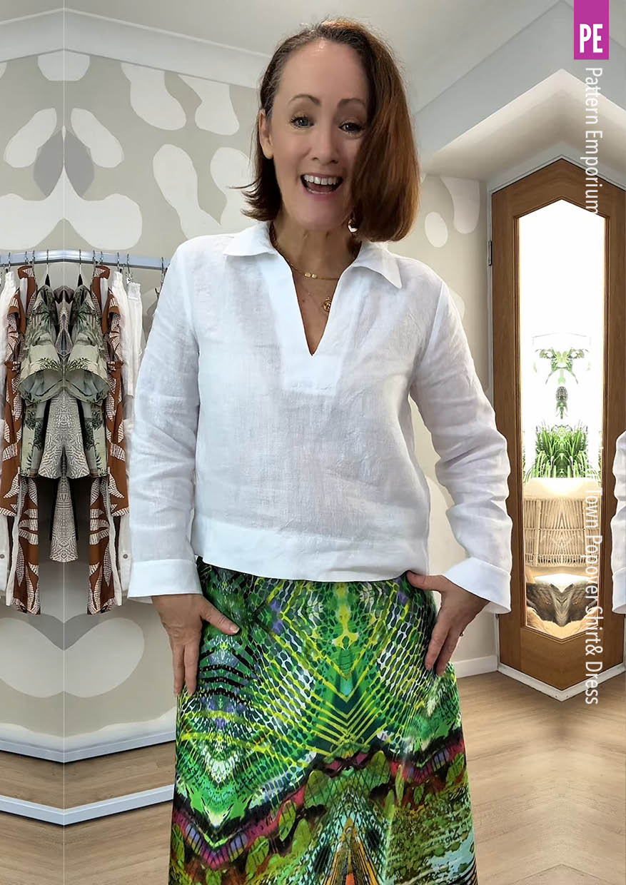 About Town | Popover Shirt & Dress PDF Sewing Pattern