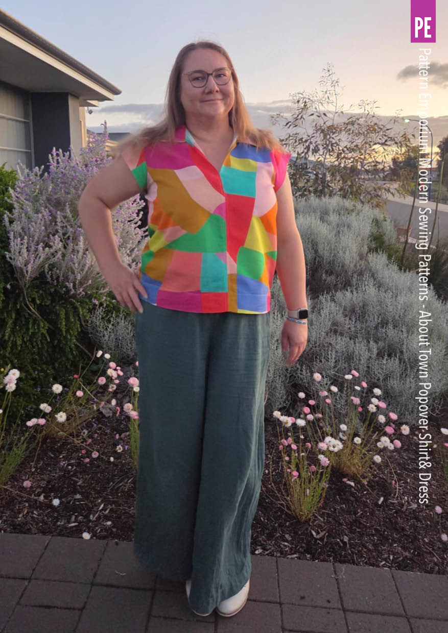 About Town | Popover Shirt & Dress PDF Sewing Pattern