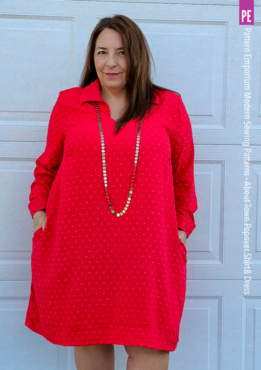 About Town | Popover Shirt & Dress PDF Sewing Pattern