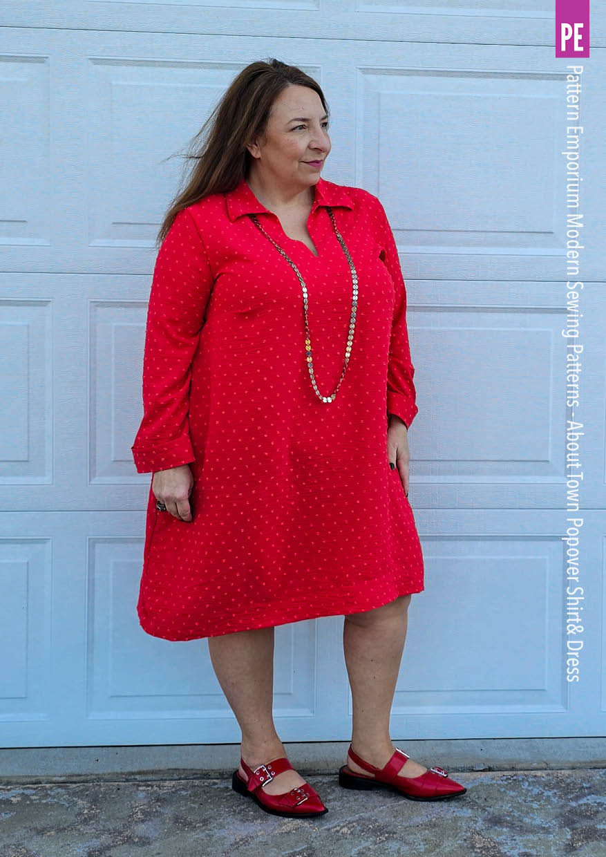 About Town | Popover Shirt & Dress PDF Sewing Pattern