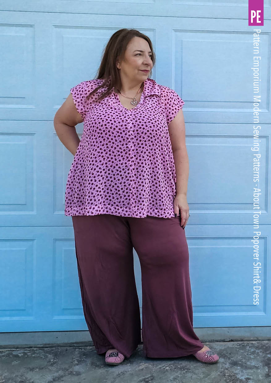 About Town | Popover Shirt & Dress PDF Sewing Pattern