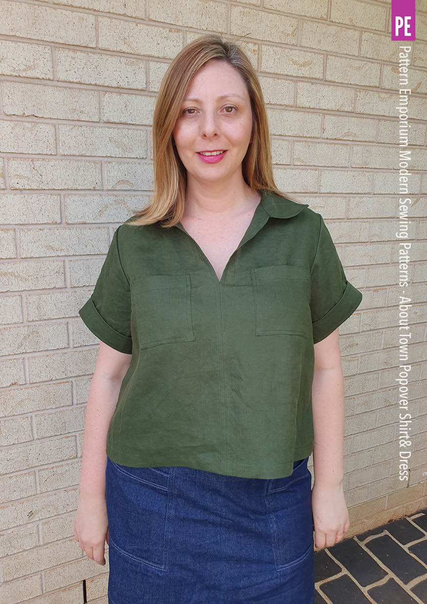 About Town | Popover Shirt & Dress PDF Sewing Pattern