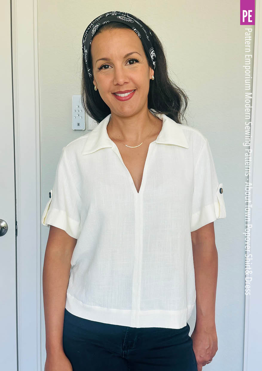 About Town | Popover Shirt & Dress PDF Sewing Pattern
