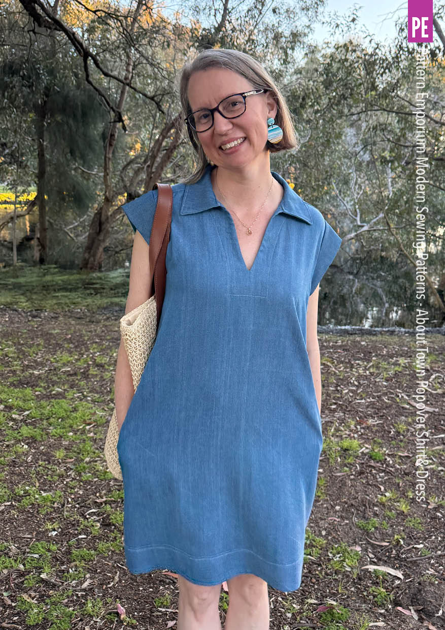 About Town | Popover Shirt & Dress PDF Sewing Pattern
