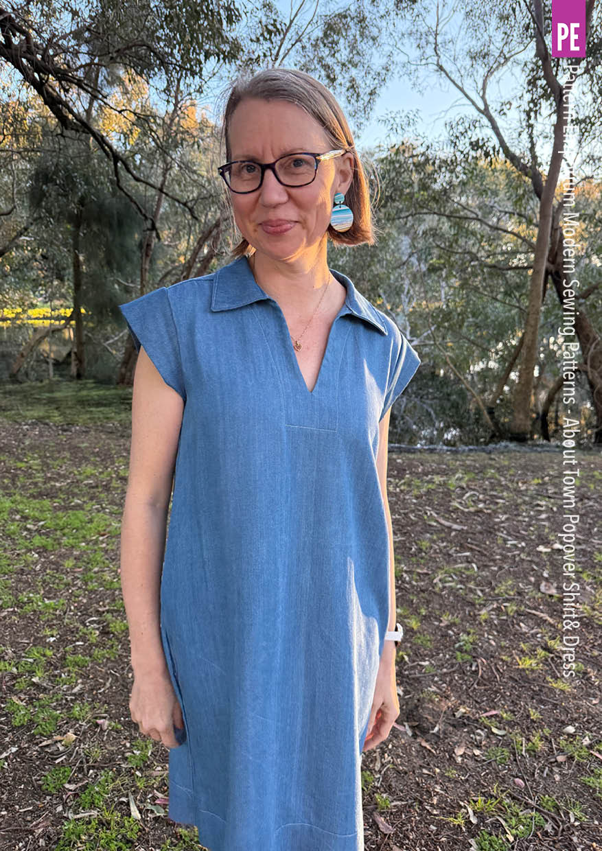 About Town | Popover Shirt & Dress PDF Sewing Pattern