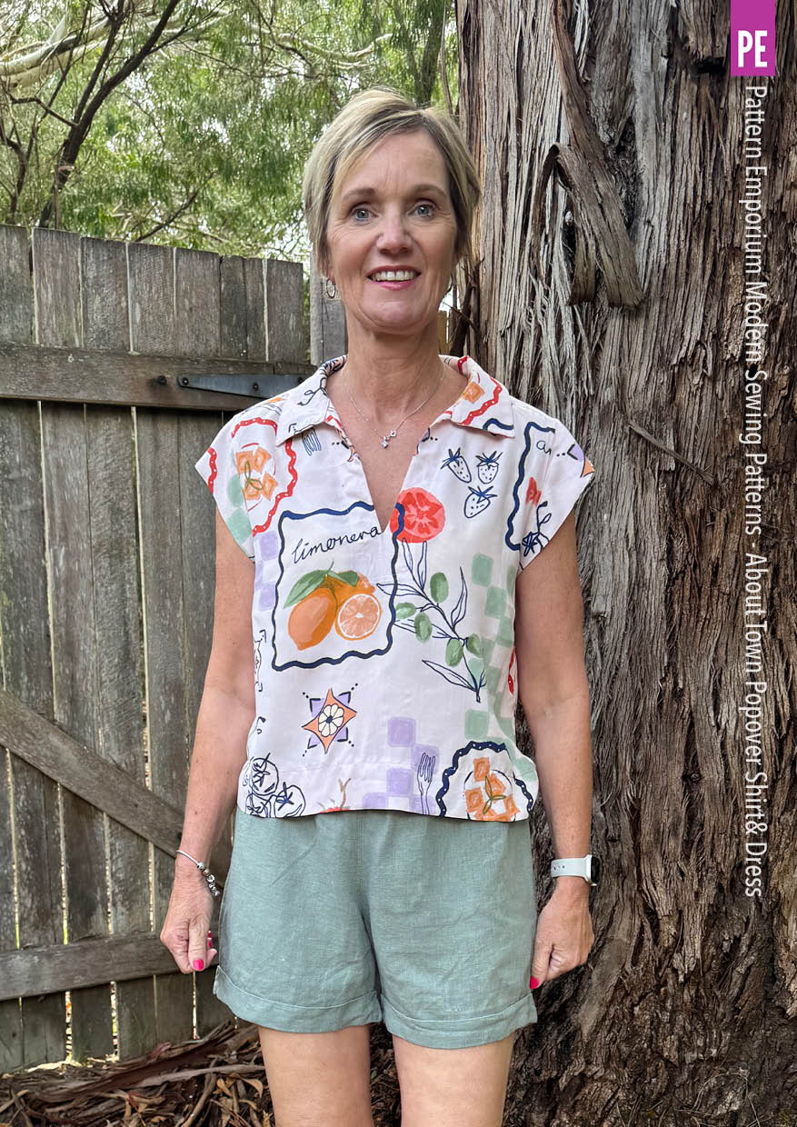 About Town | Popover Shirt & Dress PDF Sewing Pattern
