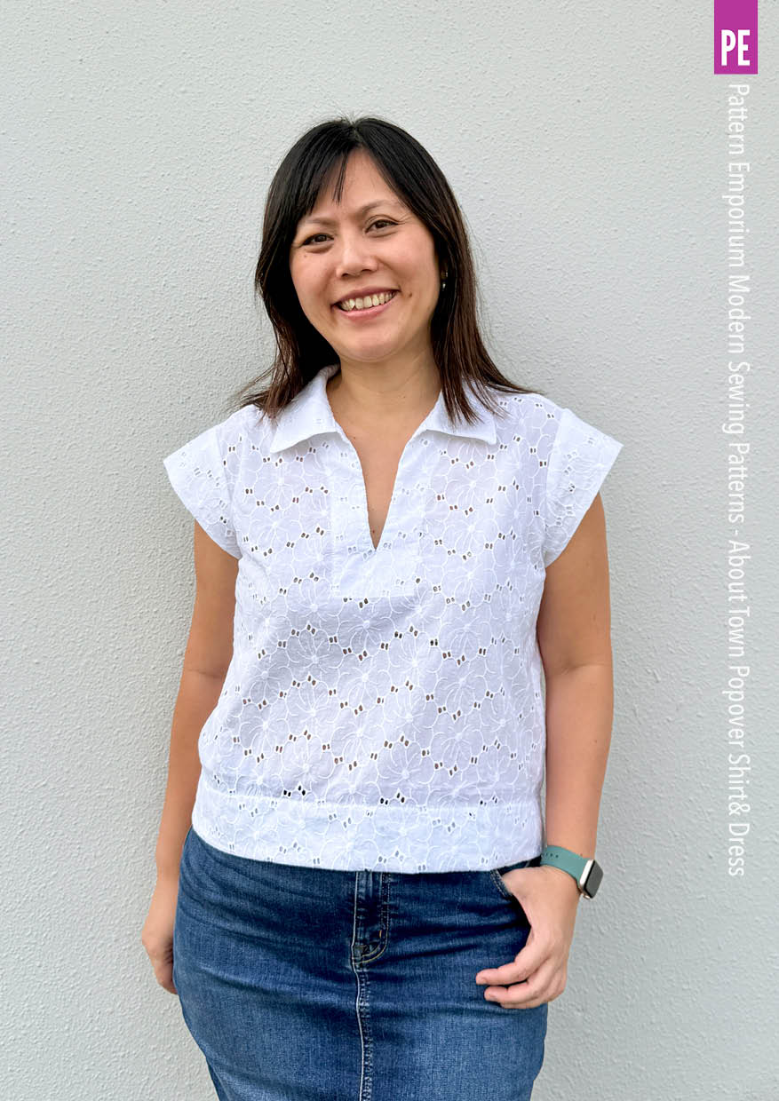 About Town | Popover Shirt & Dress PDF Sewing Pattern