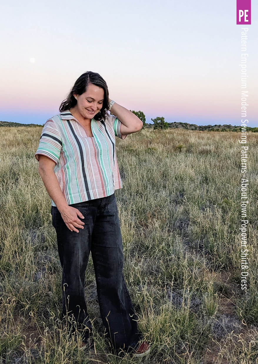 About Town | Popover Shirt & Dress PDF Sewing Pattern