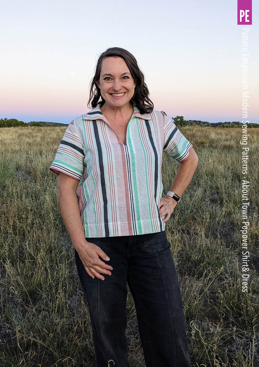 About Town | Popover Shirt & Dress PDF Sewing Pattern