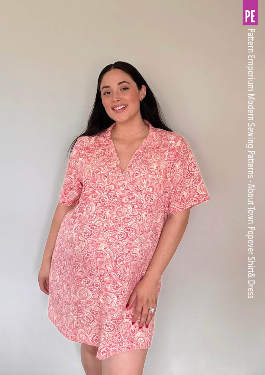 About Town | Popover Shirt & Dress PDF Sewing Pattern