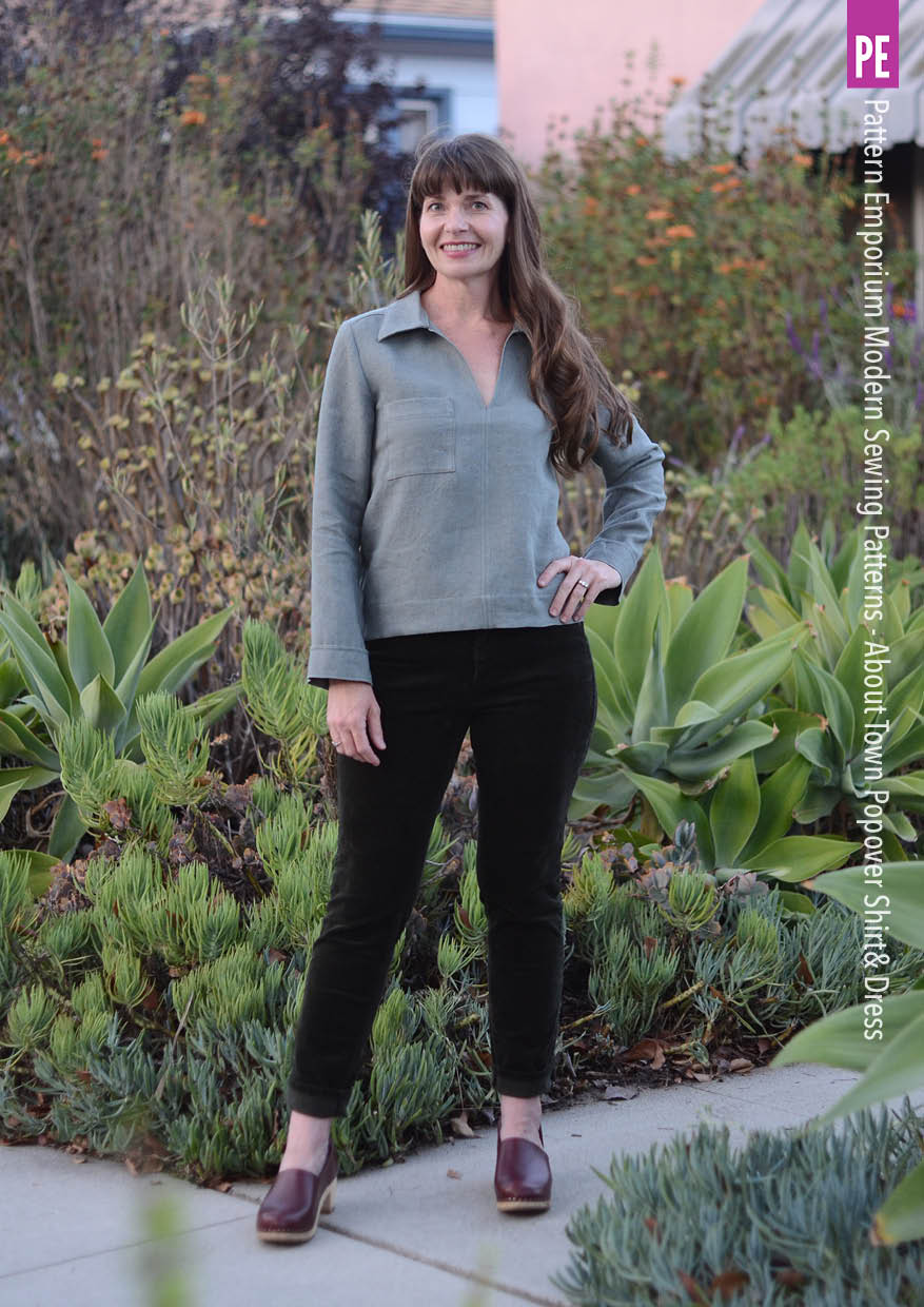 About Town | Popover Shirt & Dress PDF Sewing Pattern