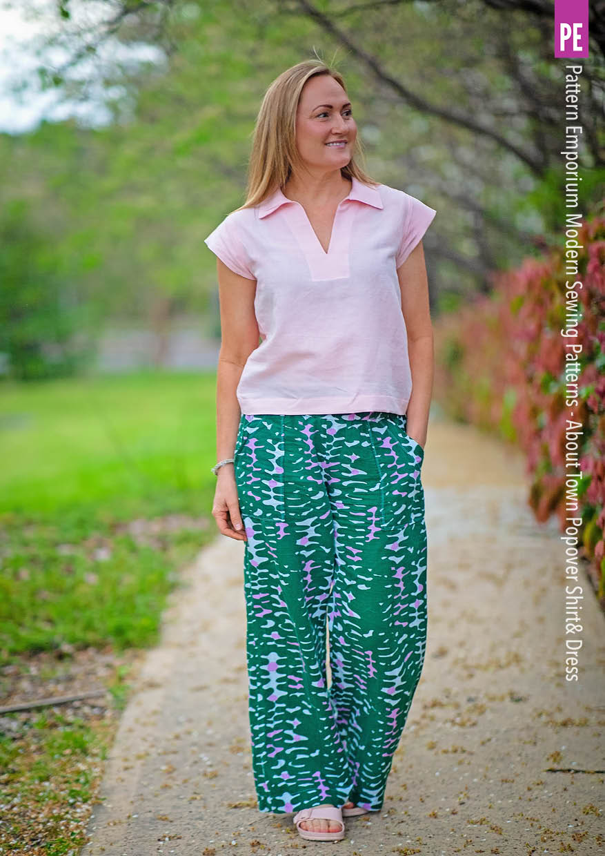 About Town | Popover Shirt & Dress PDF Sewing Pattern