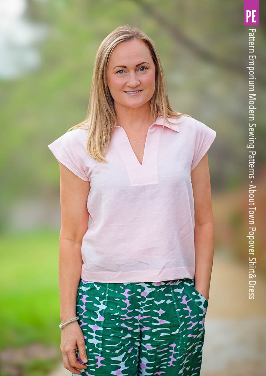 About Town | Popover Shirt & Dress PDF Sewing Pattern