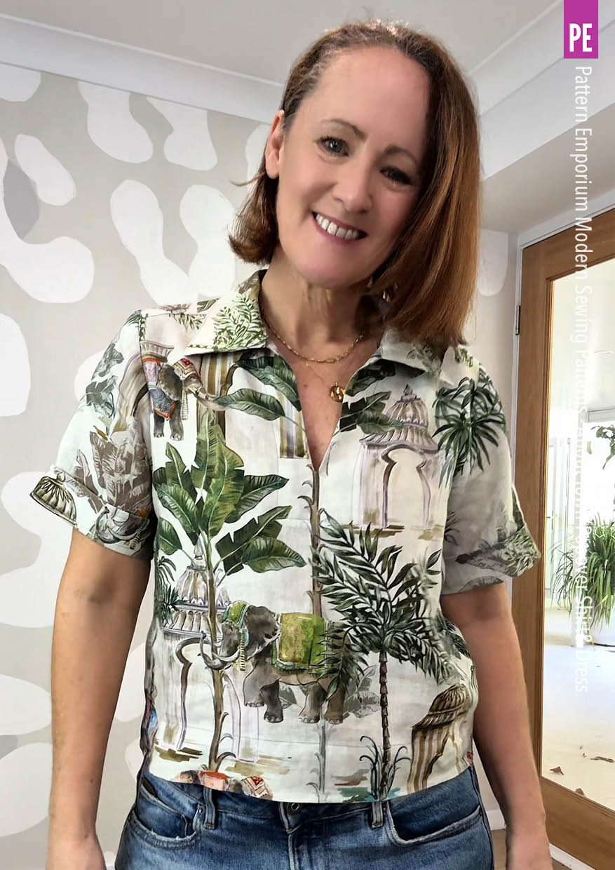 About Town | Popover Shirt & Dress PDF Sewing Pattern