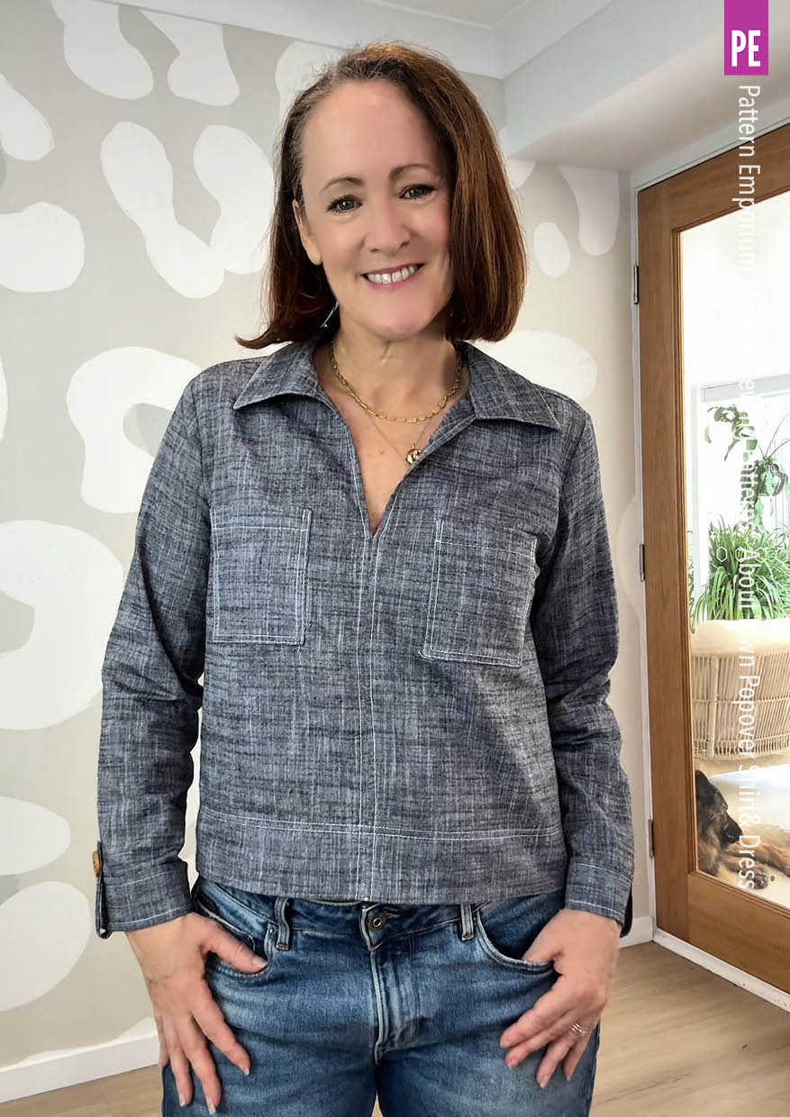 About Town | Popover Shirt & Dress PDF Sewing Pattern