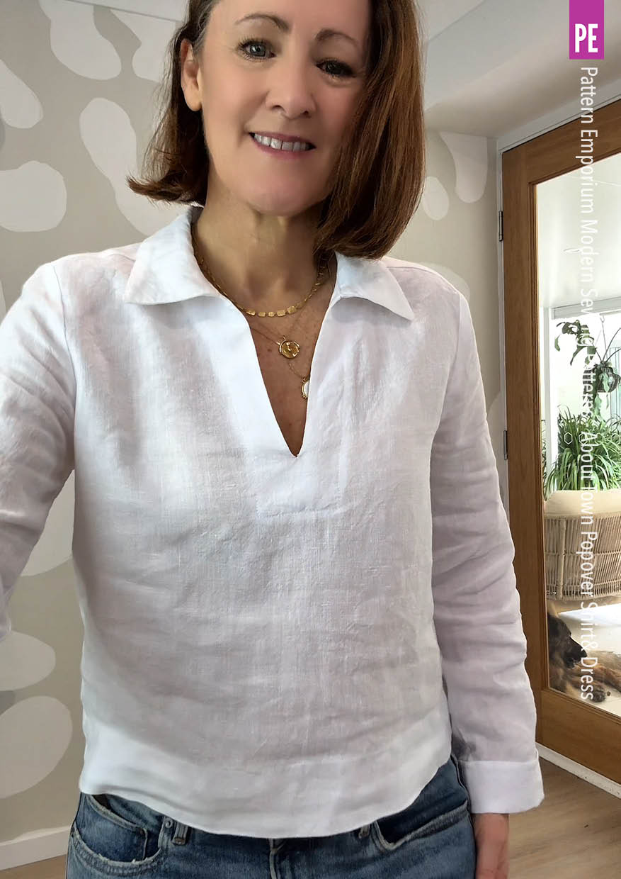 About Town | Popover Shirt & Dress PDF Sewing Pattern