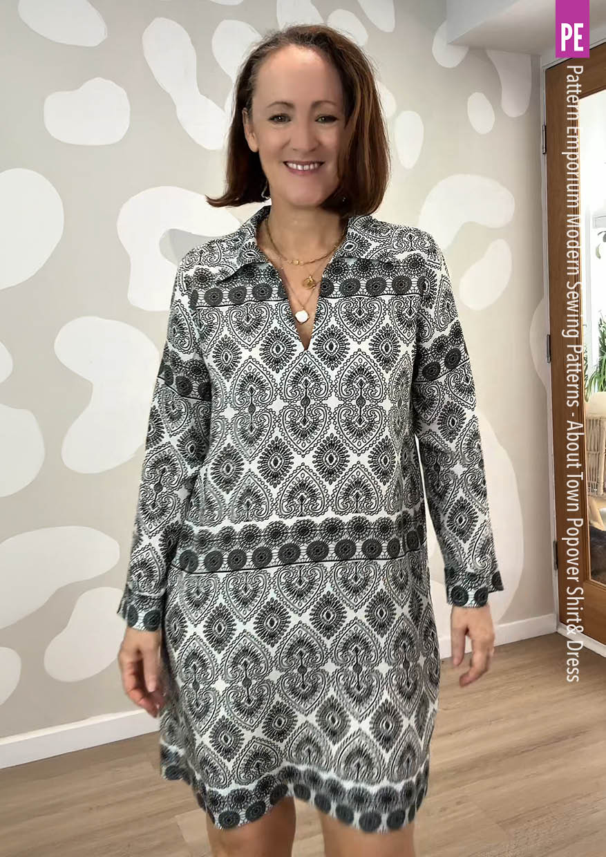 About Town | Popover Shirt & Dress PDF Sewing Pattern