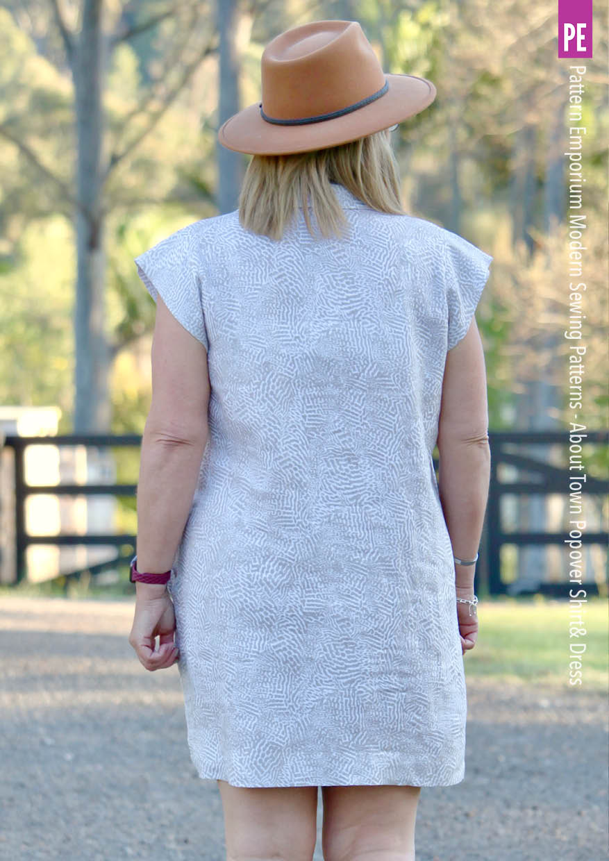 About Town | Popover Shirt & Dress PDF Sewing Pattern