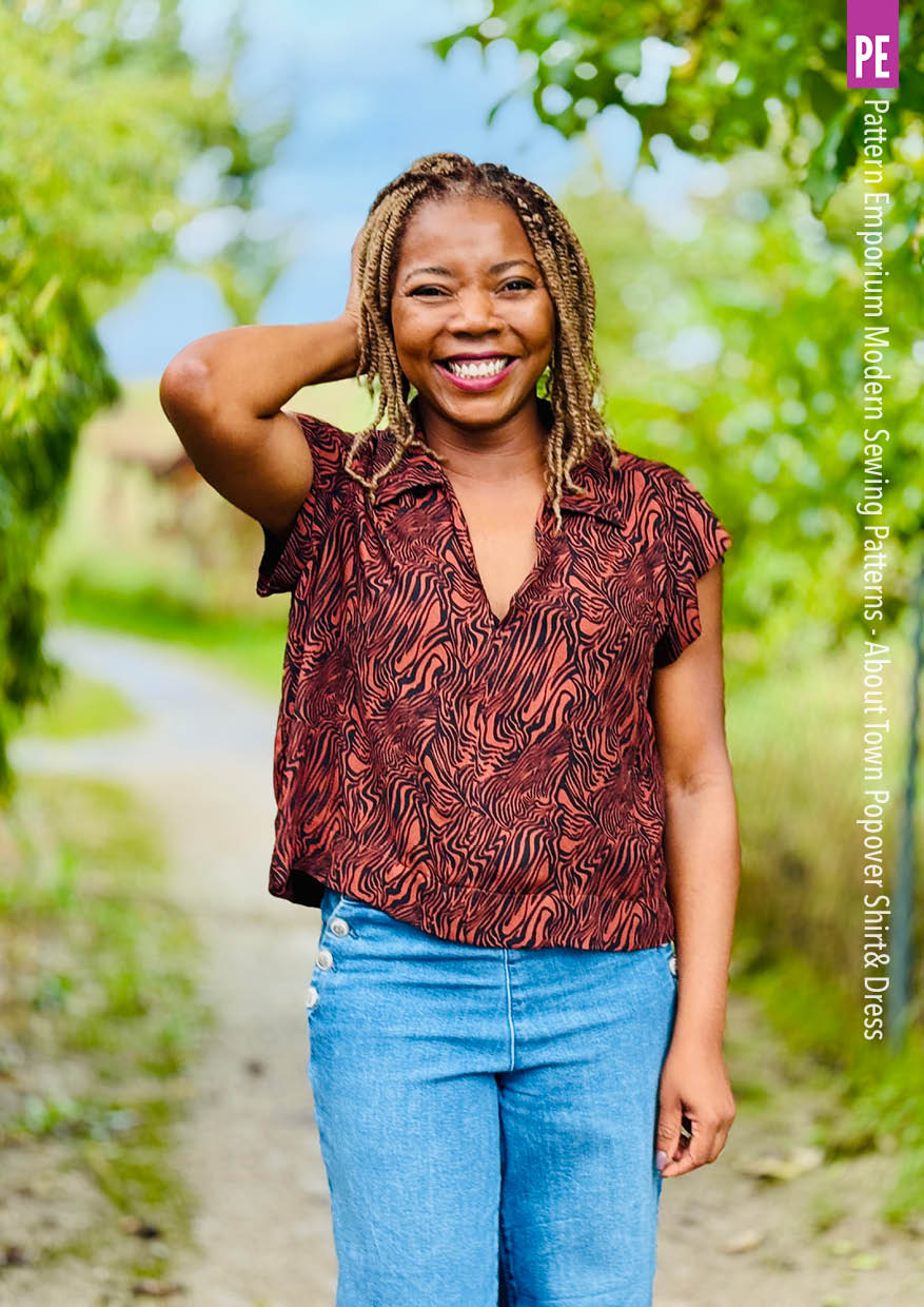 About Town | Popover Shirt & Dress PDF Sewing Pattern