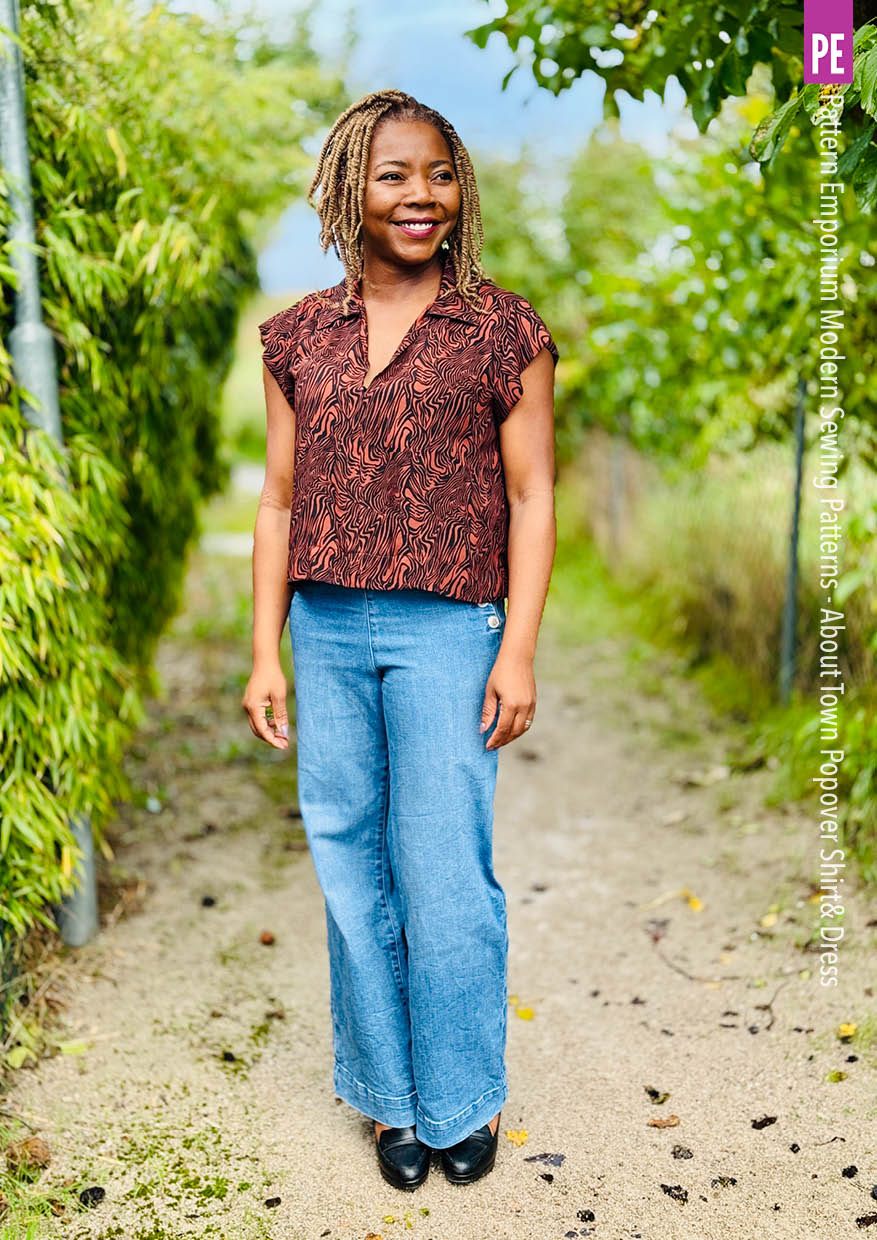 About Town | Popover Shirt & Dress PDF Sewing Pattern