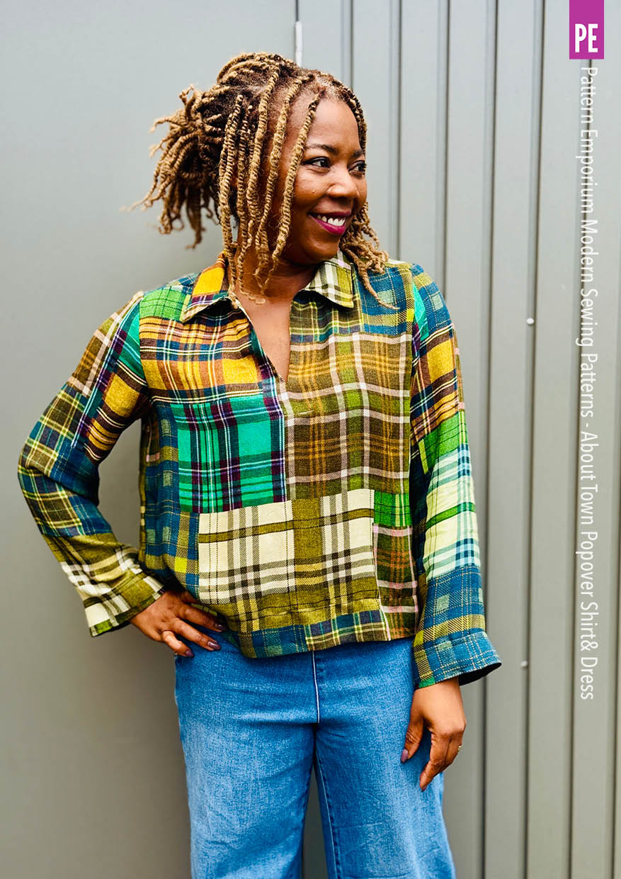 About Town | Popover Shirt & Dress PDF Sewing Pattern