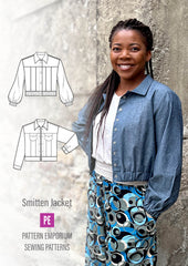 Smitten | Jean-style Cropped Jacket Sewing Pattern