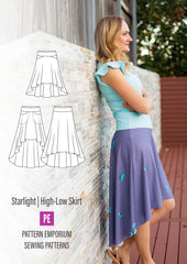 Starlight | High-Low Skirt Sewing Pattern