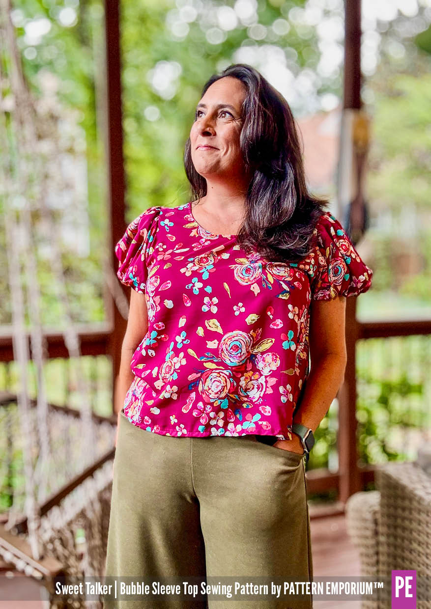 Sweet Talker | Bubble Sleeve Top Sewing Pattern