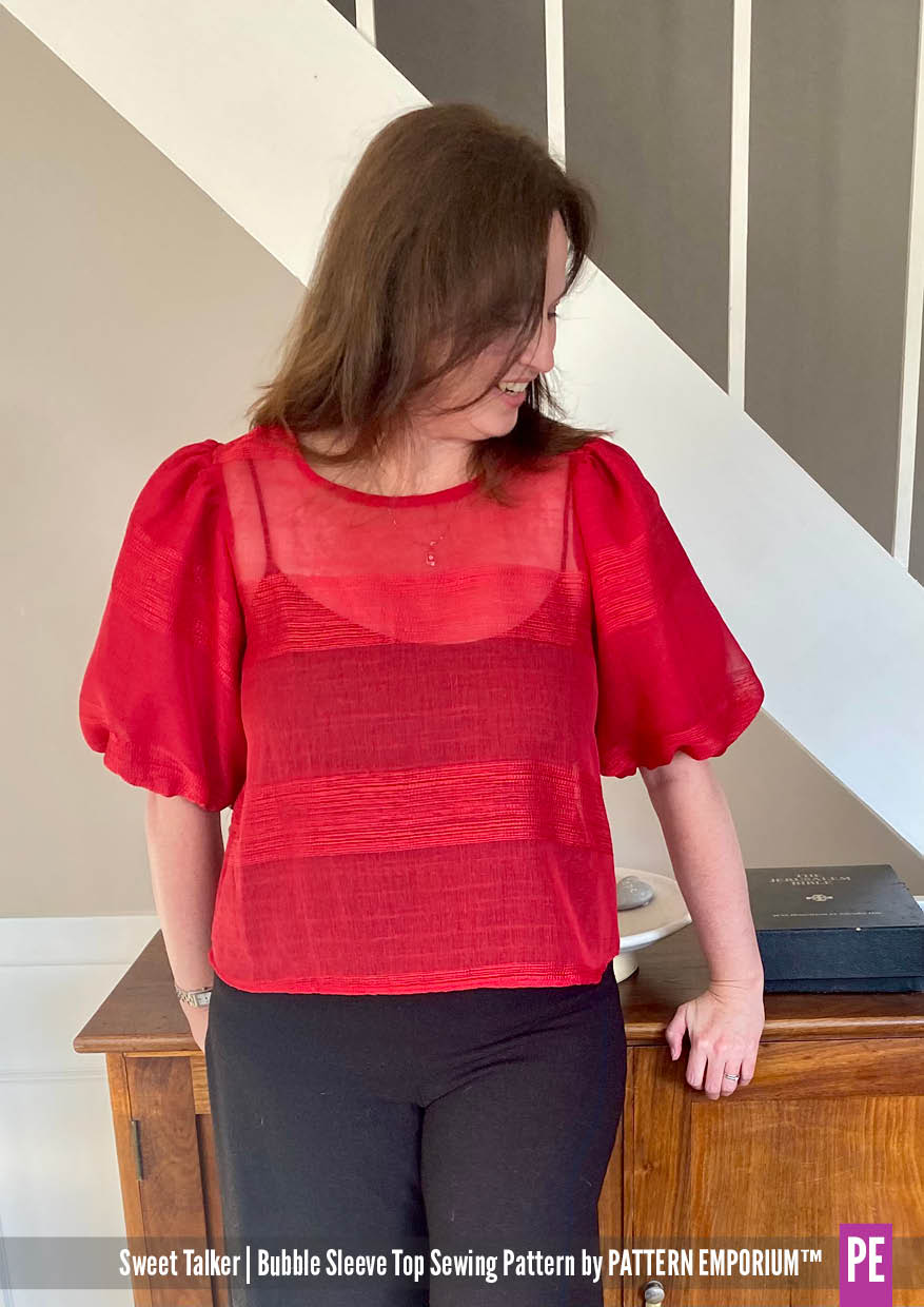 Sweet Talker | Bubble Sleeve Top Sewing Pattern