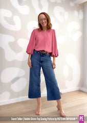 Sweet Talker | Bubble Sleeve Top Sewing Pattern