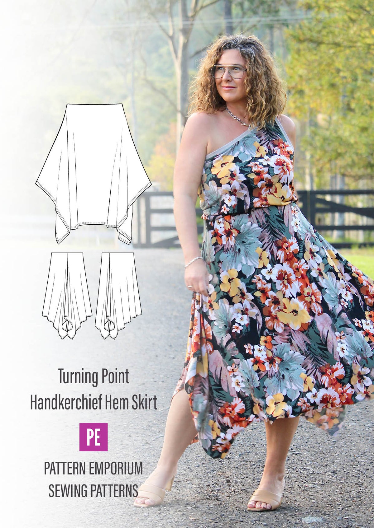 Turning Point | Handkerchief Hem Skirt Sewing Pattern