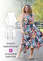 Turning Point | Handkerchief Hem Skirt Sewing Pattern