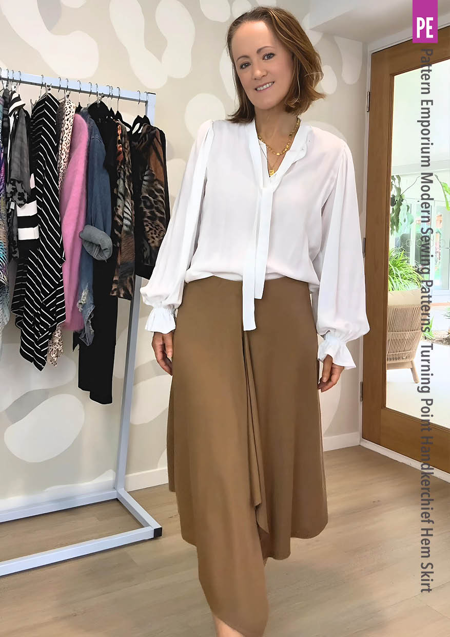 Turning Point | Handkerchief Hem Skirt Sewing Pattern
