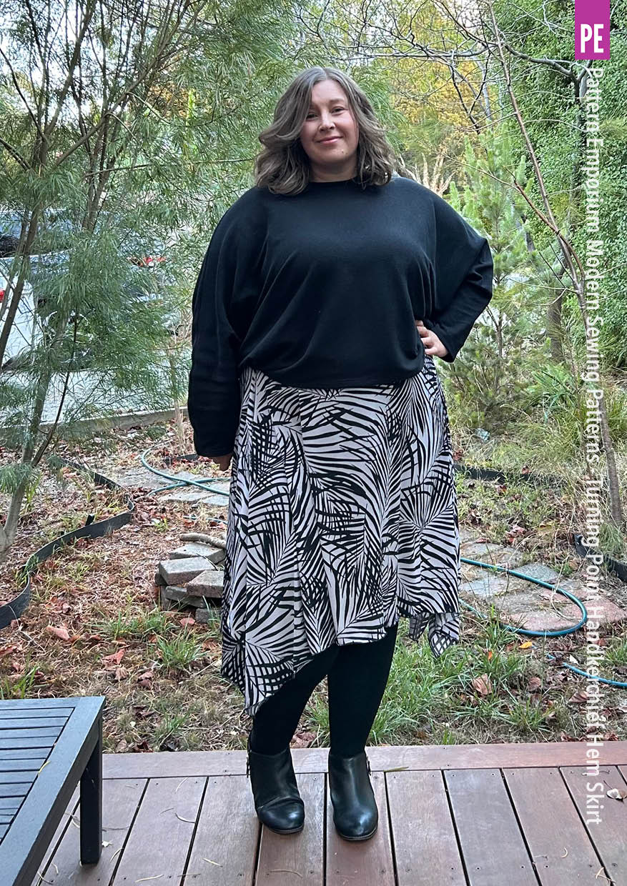 Turning Point | Handkerchief Hem Skirt Sewing Pattern