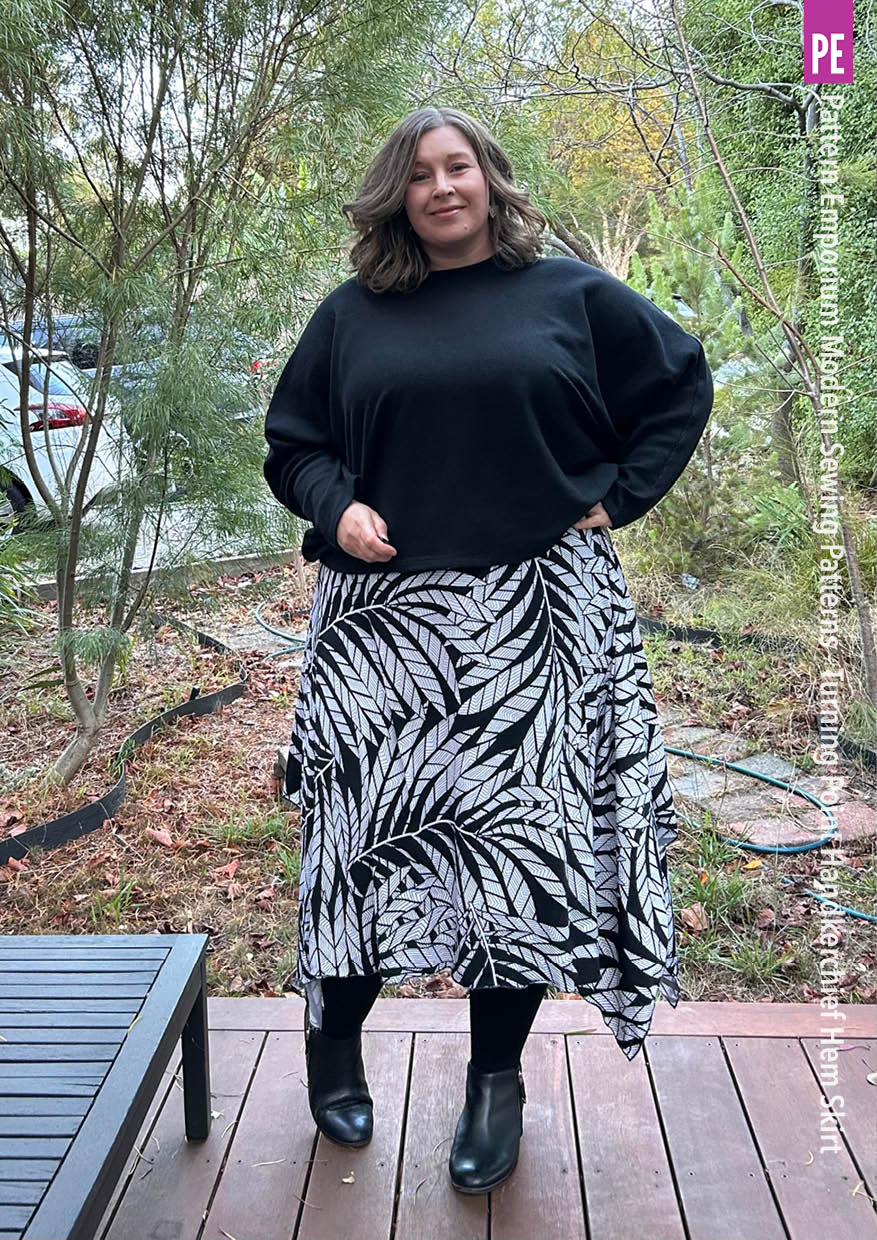 Turning Point | Handkerchief Hem Skirt Sewing Pattern