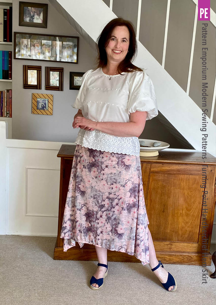 Turning Point | Handkerchief Hem Skirt Sewing Pattern
