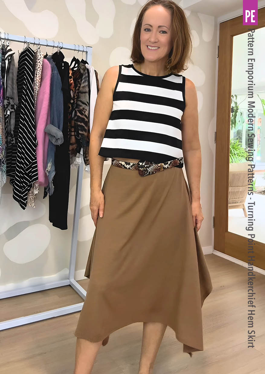 Turning Point | Handkerchief Hem Skirt Sewing Pattern