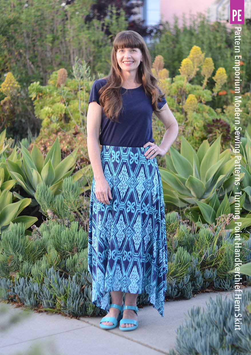 Turning Point | Handkerchief Hem Skirt Sewing Pattern