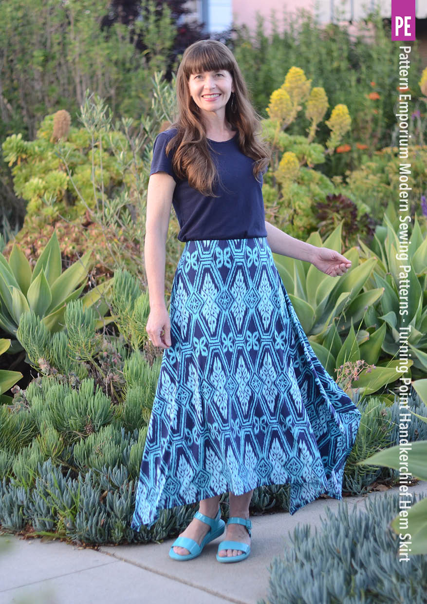 Turning Point | Handkerchief Hem Skirt Sewing Pattern