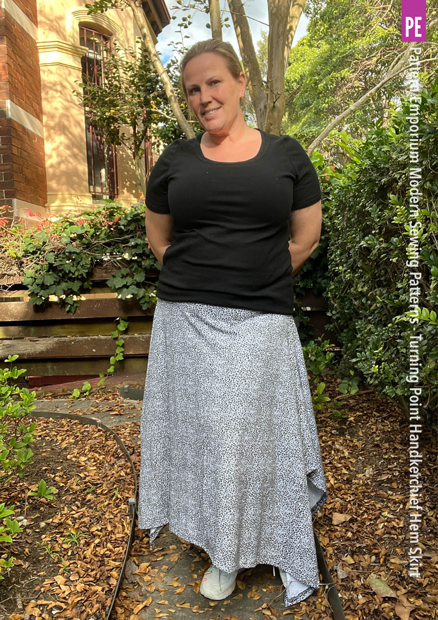 Turning Point | Handkerchief Hem Skirt Sewing Pattern