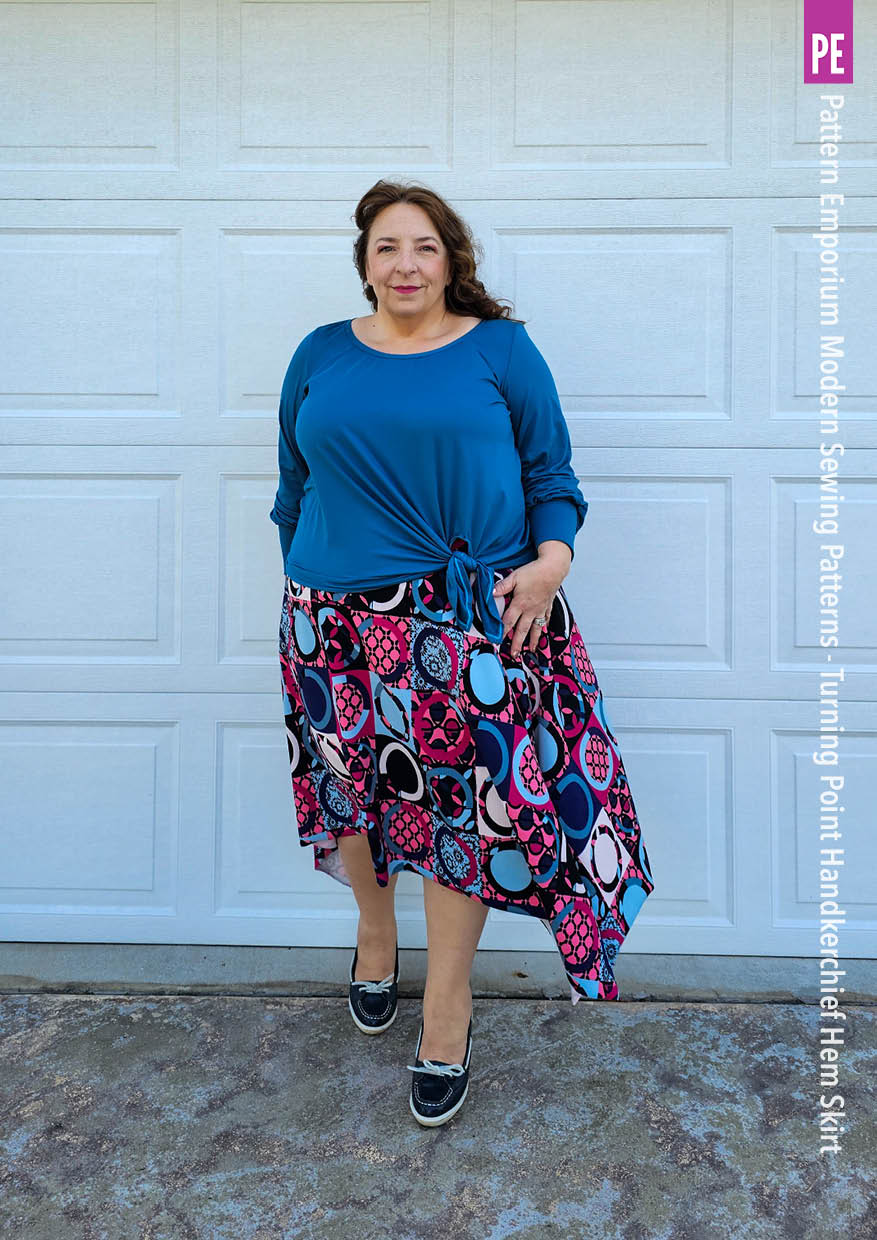 Turning Point | Handkerchief Hem Skirt Sewing Pattern