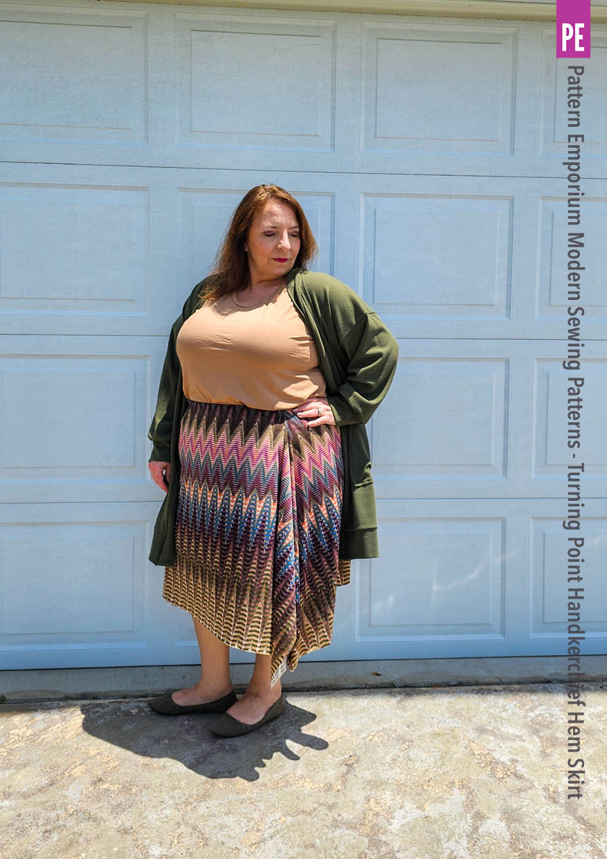 Turning Point | Handkerchief Hem Skirt Sewing Pattern